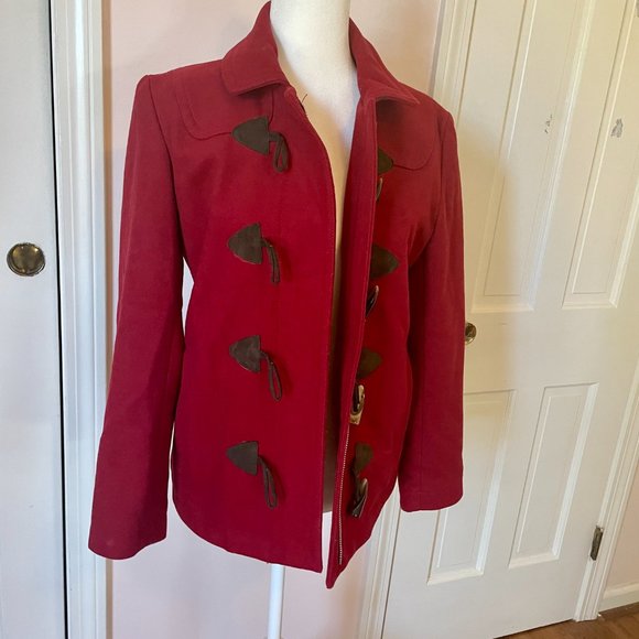 Cozy wool blend peacoat by Gap women's size S/P - Picture 4 of 6